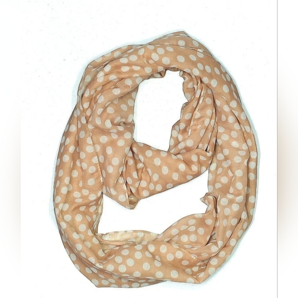 H&M Tan and white Polka Dot Scarf - Picture 1 of 1